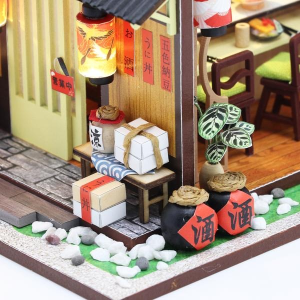 5d8b9f95a39bf15b37e43037801c7ad8Gibbon Sushi DIY Miniature Dollhouse Kit