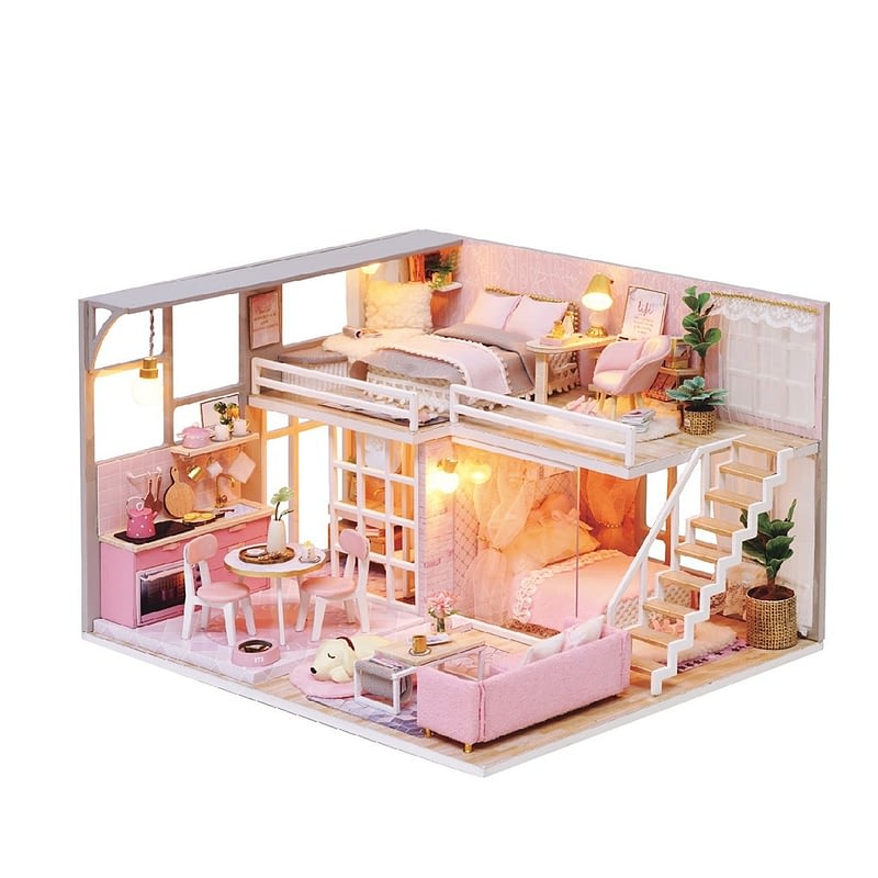 The Girlish Dream DIY Miniature Dollhouse Kit0556445c557243958abf61125b59c11aThe Girlish Dream DIY Miniature Dollhouse Kit