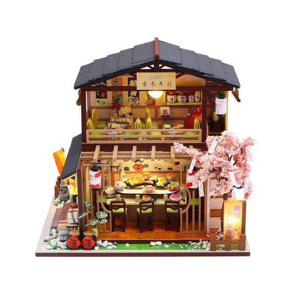 e71d1a19c8254f2b5d11993ff8c0d182Gibbon Sushi DIY Miniature Dollhouse Kit