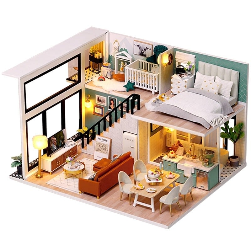 Comfortable Life DIY Miniature Loft Kit L31Af4a71689a19b4eeb83ff9cea2b109263D