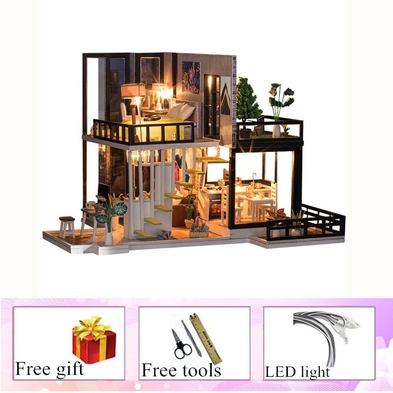 September Forest DIY Miniature House Kit Doll house8fc8e06dc1f24c23a623e07010b8ccd3C