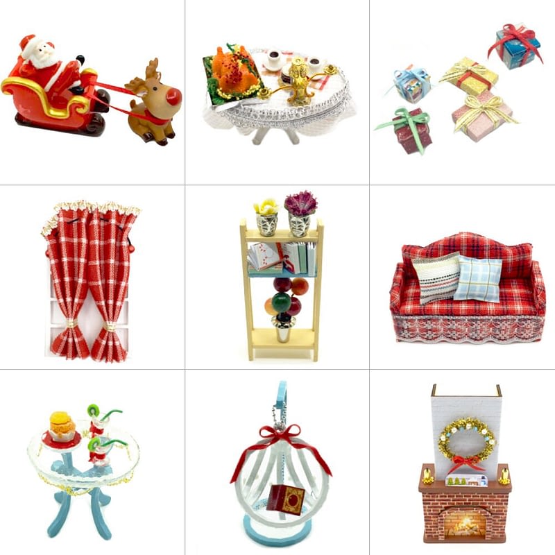 Christmas Snowy Night DIY Miniature House Kit621b2f9f8265428cae48f78d9ac57feac