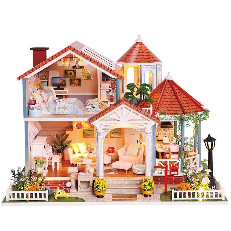 Glaze Time DIY Miniature Villa Kit L2001Abd648b5f69e64368976732324b84aeeb3